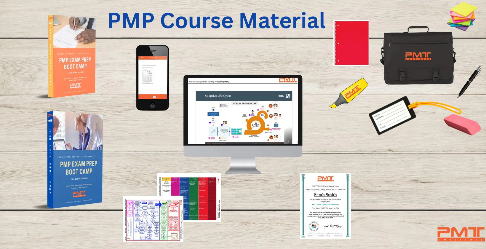 pmp training course materials
