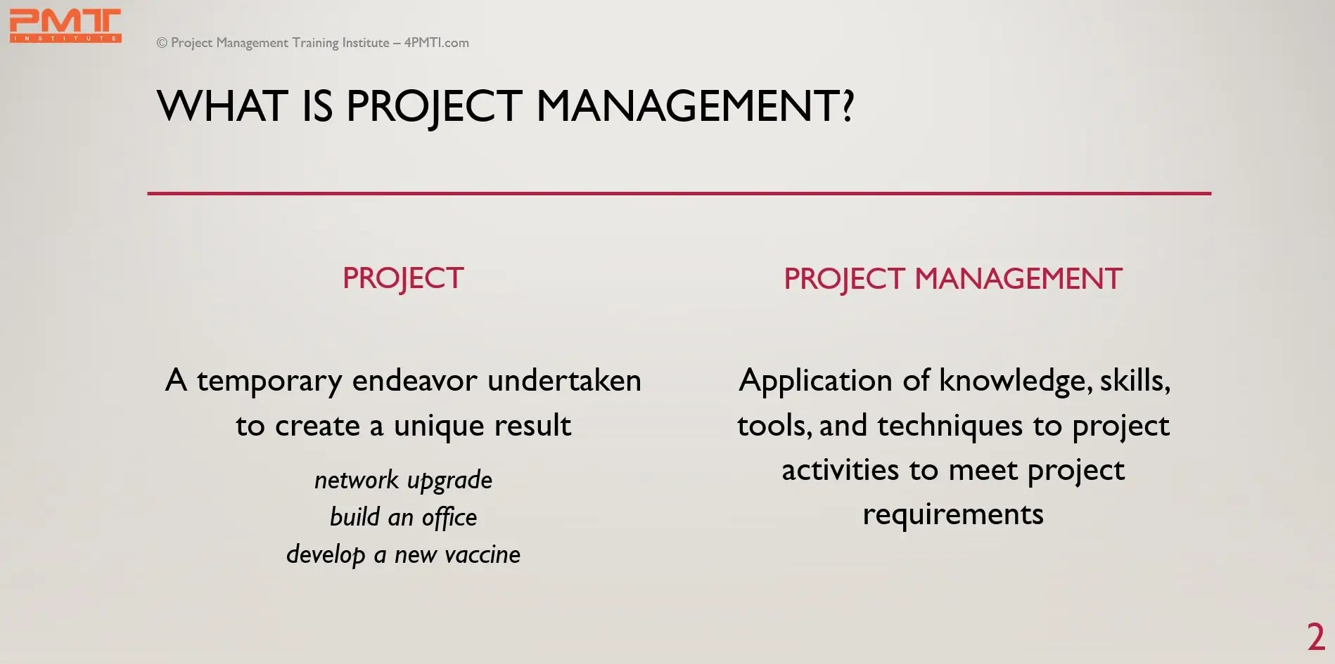 Project Management Definition