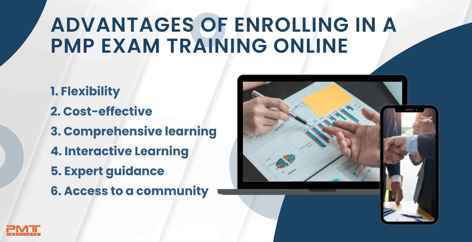 advantages pmp exam training online