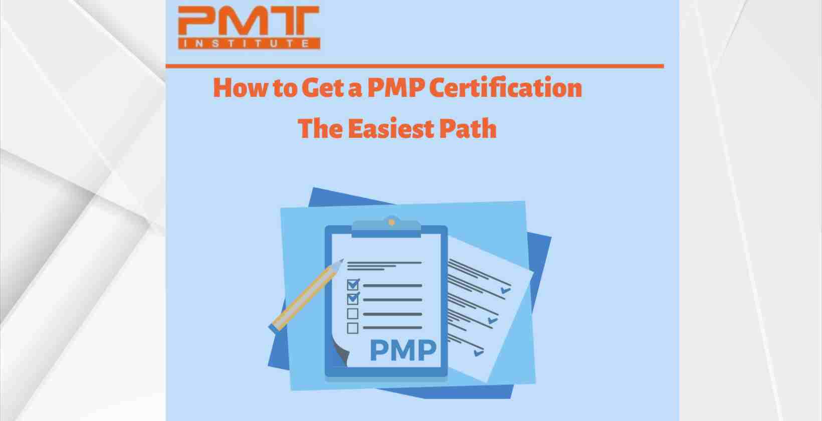 how to get pmp certification