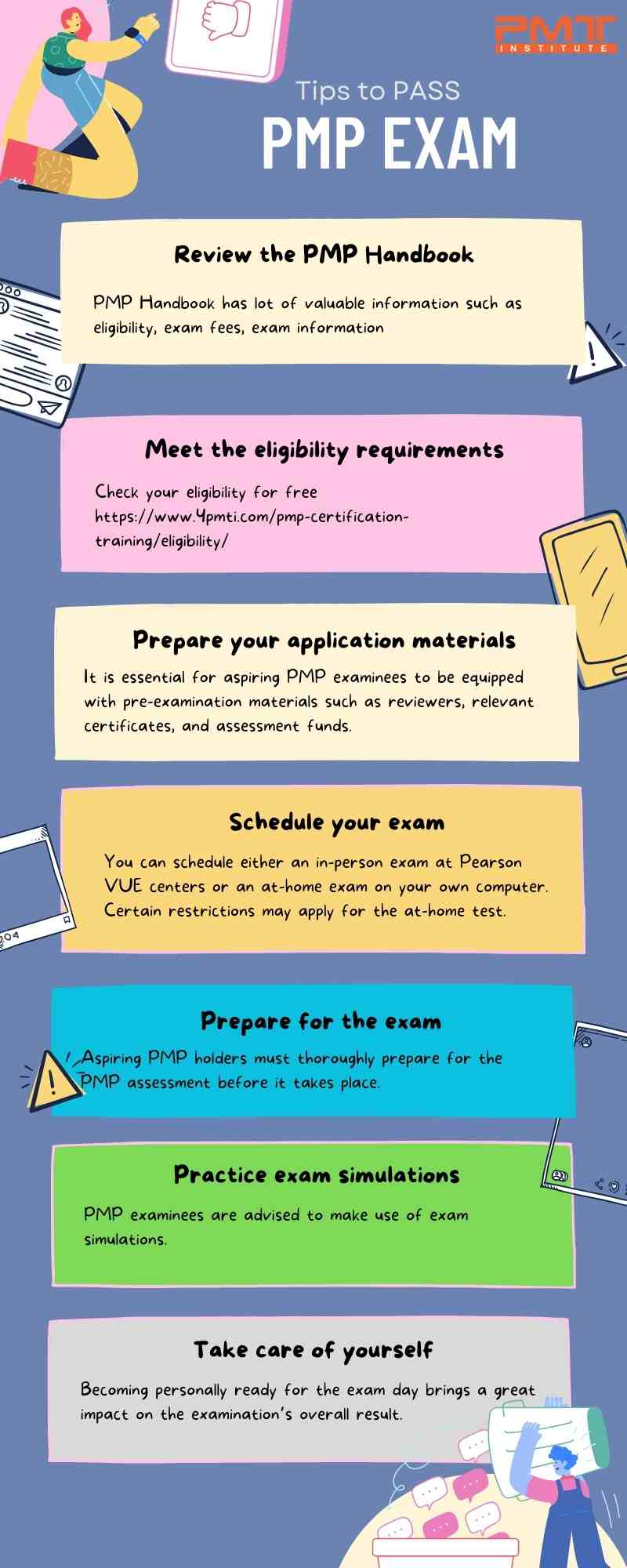 tips to apply for pmp exam