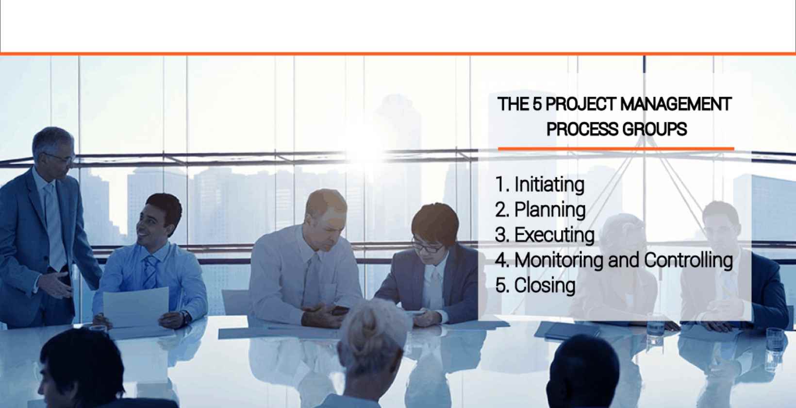 types of project management proces groups