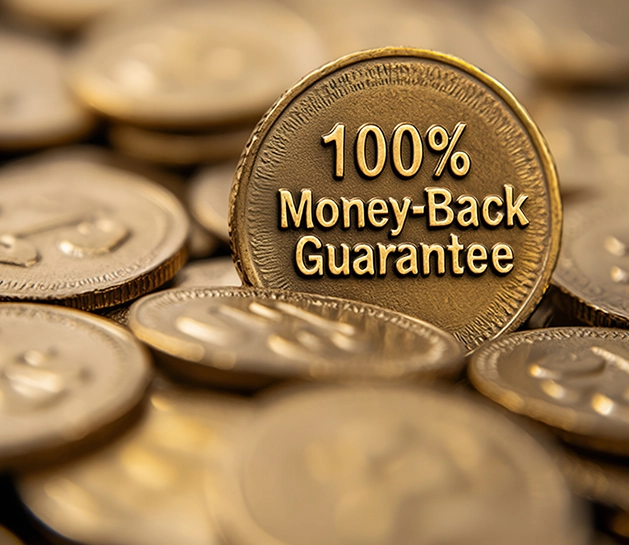 100% Money-Back-Guarantee