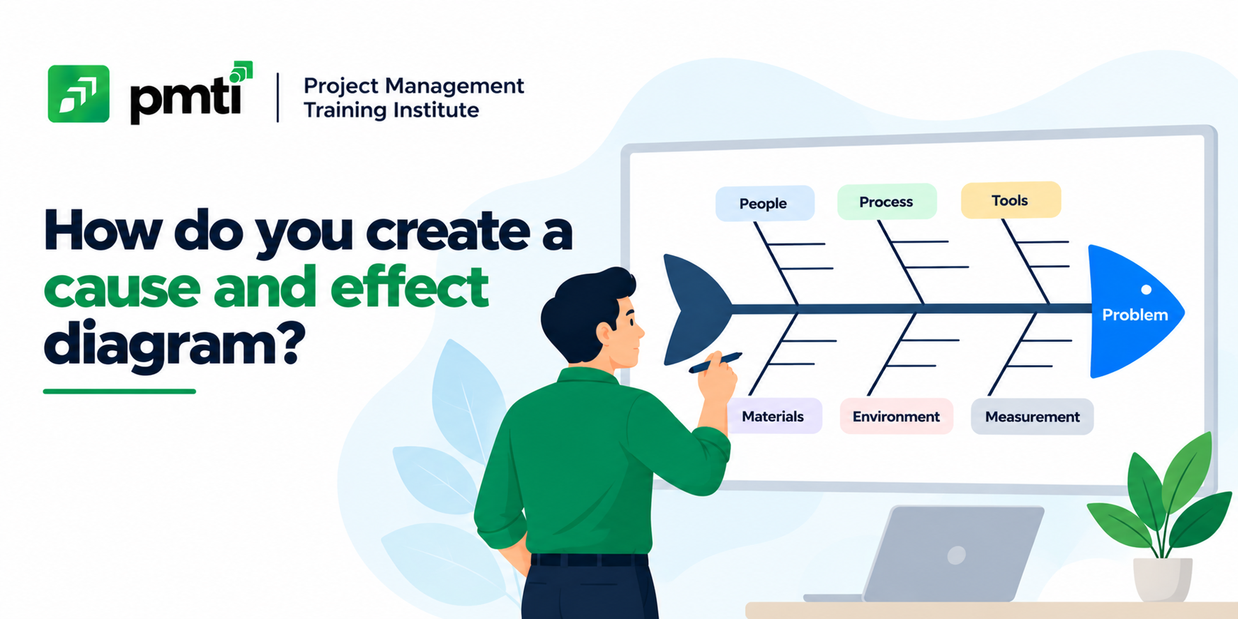 How do you create a cause and effect diagram?